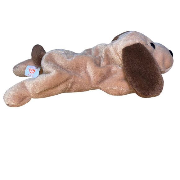 Ty Beanie Babies Bones Dog Plush Stuffed Animal Hang 4th Gen Tush 4th Gen Tag To - Picture 4 of 10